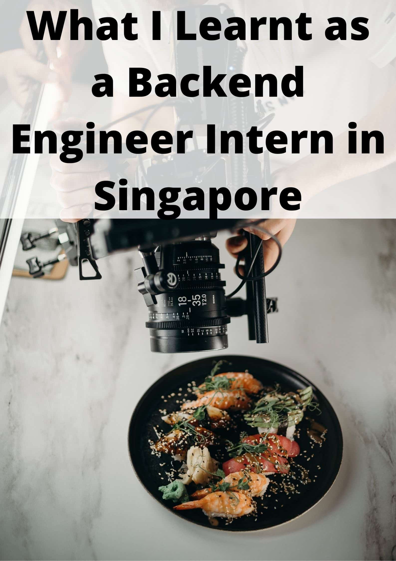 experience as backend engineer intern